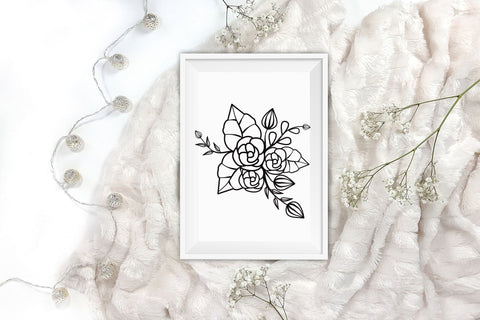 Rose SVG, Flower SVG, Botanical SVG SVG CraftLabSVG 