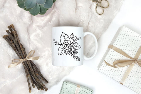 Rose SVG, Flower SVG, Botanical SVG SVG CraftLabSVG 