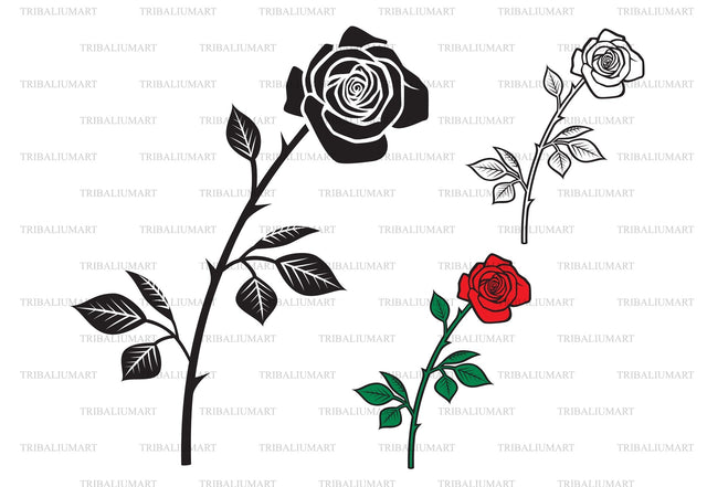 Rose SVG TribaliumArtSF 