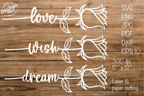 Rose SVG, Valentine’s, Valentine’s SVG, Love SVG, Wedding SVG Createya Design 