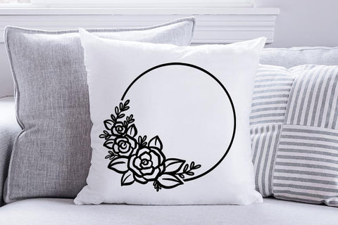 Rose Wreath SVG SVG So Fontsy Design Shop 