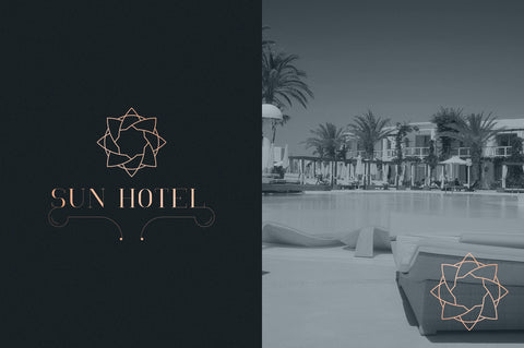 RoseGold Serif font + 10 Logos Font VPcreativeshop 