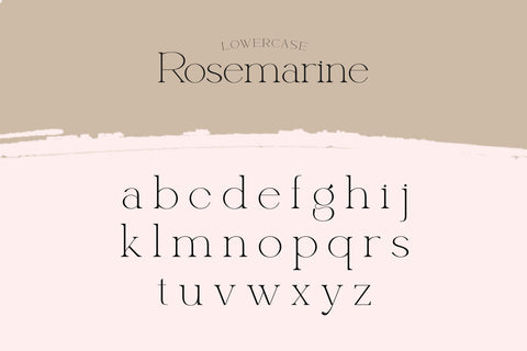 Rosemarine - Elegant and Clean Serif Font Font ahweproject 