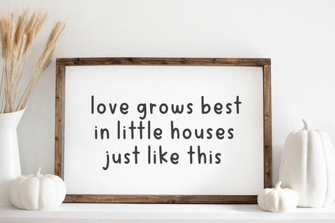 Rosemary - Farmhouse Handwriting Font Font KA Designs 