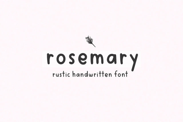 Rosemary - Farmhouse Handwriting Font Font KA Designs 