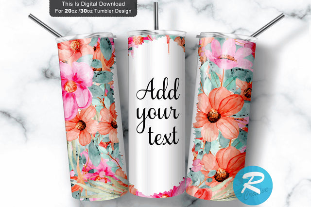 Roses Flower 20 oz / 30 oz Tumbler PNG Sublimation Regulrcrative 