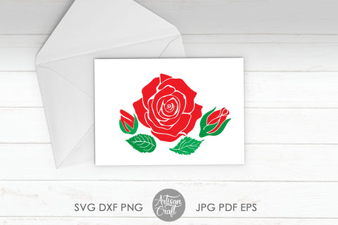 Roses SVG, red rose PNG SVG Artisan Craft SVG 