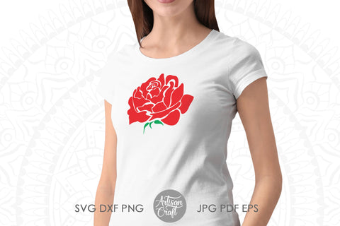 Roses SVG, red rose PNG SVG Artisan Craft SVG 