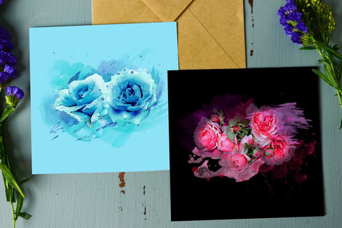 Roses Watercolor Clipart Sublimation Flowers PNG Sublimation nikola 