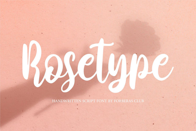 Rosetype Font Forberas 