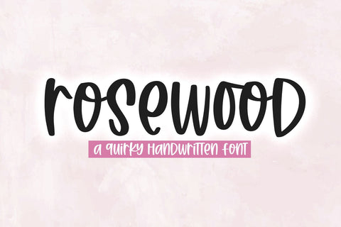 Rosewood - Quirky Handwritten Font Font KA Designs 