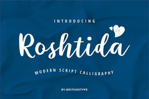 Roshtida Font Brithos Type 