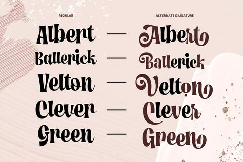 Rosiana Script Font Arterfak Project 