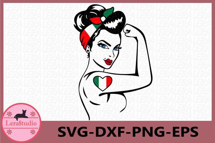 Rosie italian flag Svg SVG Lerastudio 