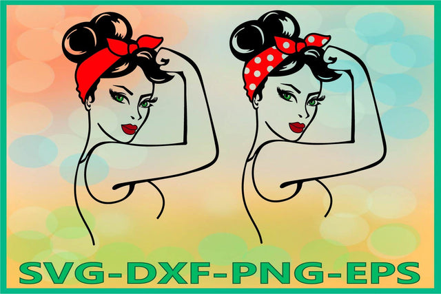 Rosie SVG, Rosie the Riveter, Girl power SVG AlexSVGStudio 
