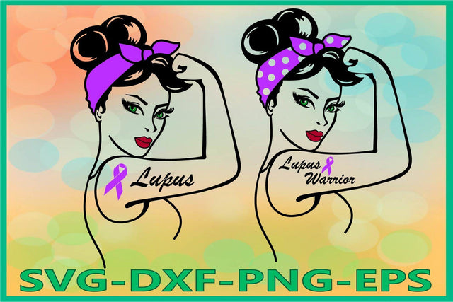 Rosie SVG, Rosie the Riveter, Lupus Warrior SVG AlexSVGStudio 