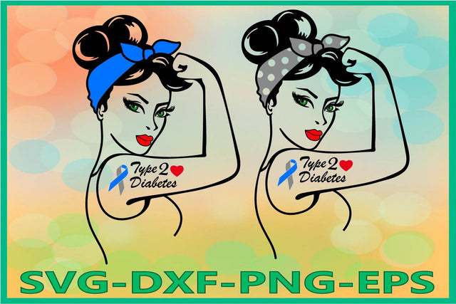 Rosie SVG, Rosie the Riveter, Type 2 Diabetes SVG AlexSVGStudio 