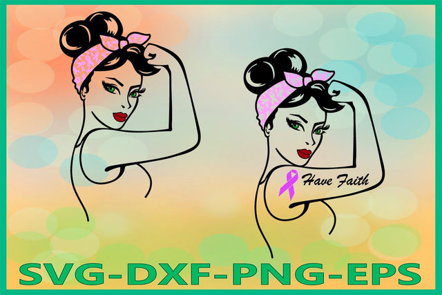 Rosie the Riveter Have Faith Svg SVG AlexSVGStudio 