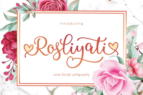 Rosliyati script Font Sulthan studio 
