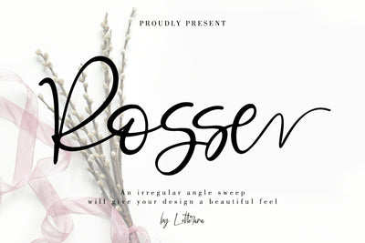 Rosse Font Letterara 