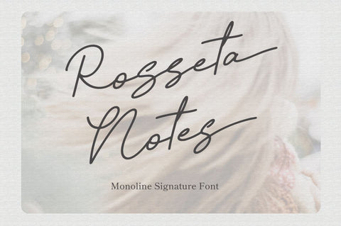 Rosseta Notes - Signature Font Font Attype studio 