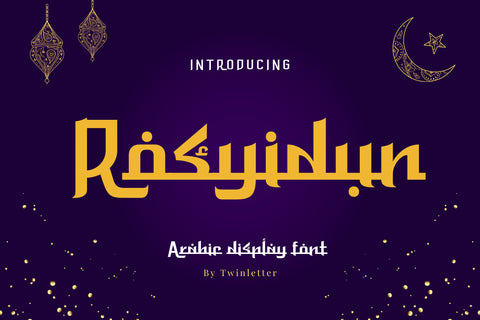 Rosyidun Font twinletter 