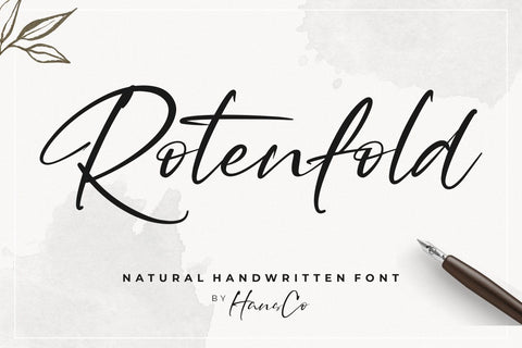 Rotenfold Font Hans Co 
