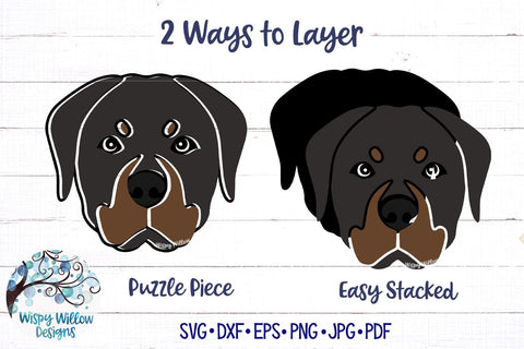 Rottweiler Dog SVG SVG Wispy Willow Designs 