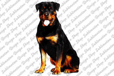 Rottweiler Png, Rottweiler Clipart, Rottweiler Sublimation, Animal Illustration, Dog Png, Dog Clipart, Sublimation Designs, Digital Download Sublimation SublimationDesignShop 