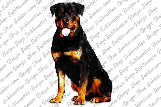 Rottweiler Png, Rottweiler Clipart, Rottweiler Sublimation, Animal Illustration, Dog Png, Dog Clipart, Sublimation Designs, Digital Download Sublimation SublimationDesignShop 