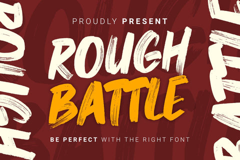 Rough Battle Font Dumadistyle 