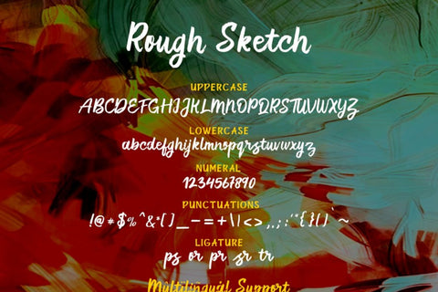 Rough Sketch - fonts duo Font Javapep 