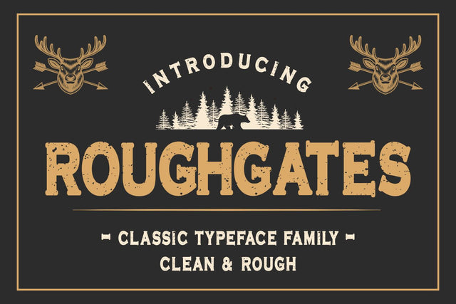 Roughgates Font Mozarella 