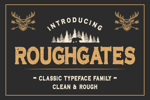 Roughgates Font Mozarella 