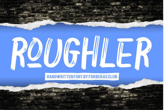 Roughler Font Forberas 