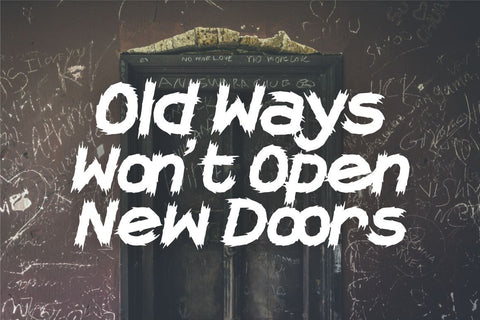 Roughpen - Rough Brush Font Font PutraCetol Studio 