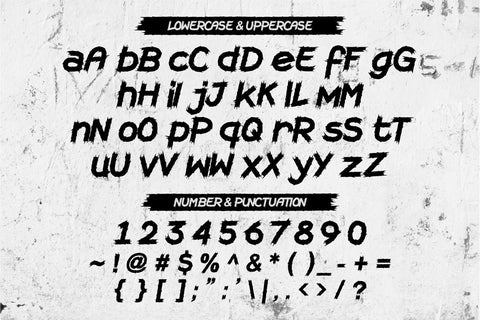 Roughpen - Rough Brush Font Font PutraCetol Studio 