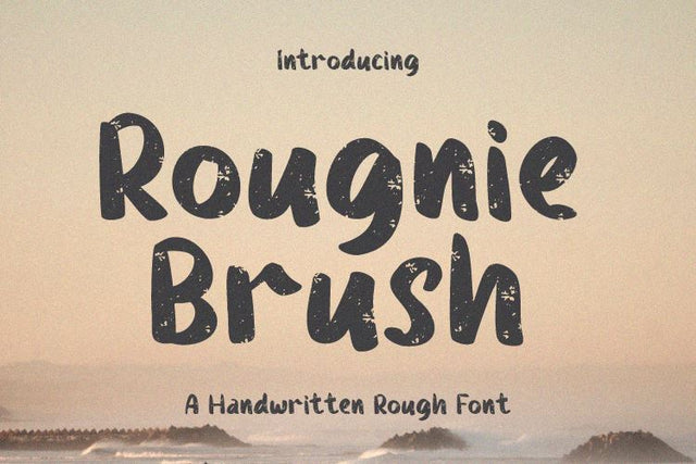 rougnie Brush Font Irvan Randi 