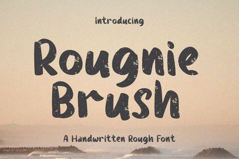 rougnie Brush Font Irvan Randi 