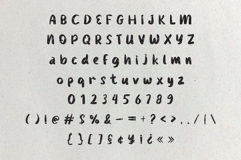 rougnie Brush Font Irvan Randi 