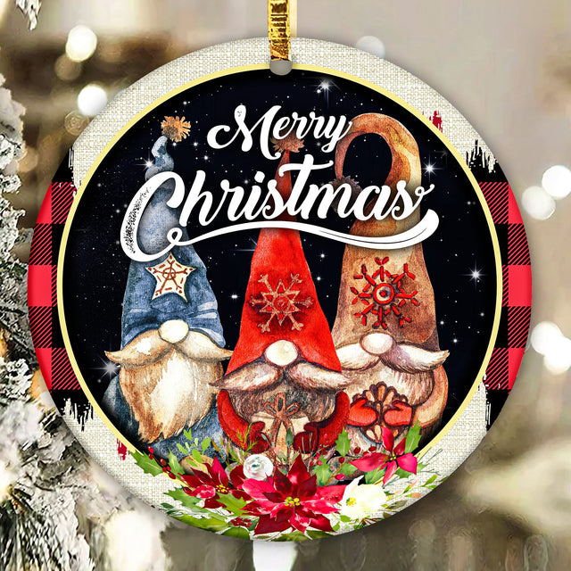 Round Christmas ornament design, gnome sublimation designs, Christmas sublimation design download, digital download, round sublimation Sublimation CaldwellArt 