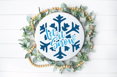 Round Christmas Signs SVG Bundle - Christmas SVG Bundle SVG Old Market 