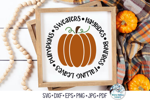 Round Fall SVG Bundle SVG Wispy Willow Designs 