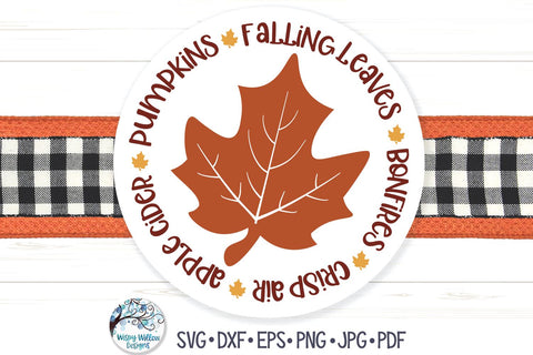 Round Fall SVG Bundle SVG Wispy Willow Designs 