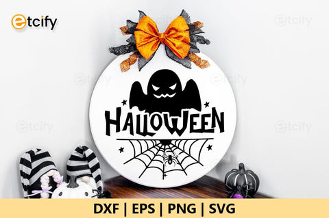 Round Halloween Bundle, Vintage round sign bundle, Halloween Door Hanger Svg, Round Halloween Sign Svg, Halloween Door Sign Svg SVG etcify 