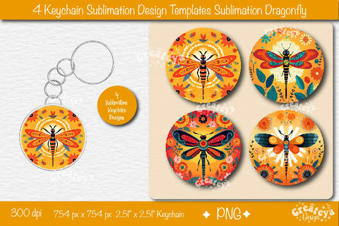 Round Keychain Sublimation Bundle PNG template| Keychain sublimation design Sublimation Createya Design 