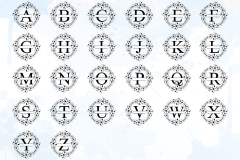 Round Keychain Svg Designs, Mug Svg Designs, Floral Letetrs Svg Set A-Z SVG D2PUTRI, SVG BUNDLE, SUBLIMATION BUNDLE, T SHIRT DESIGNS BUNDLE 