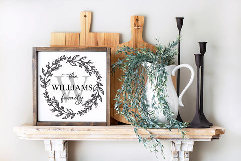 Round Monogram Sign Making Bundle | Farmhouse Sign Bundle | SVG Bundle | dxf and eps included! | Glowforge SVG SVG Diva Watts Designs 