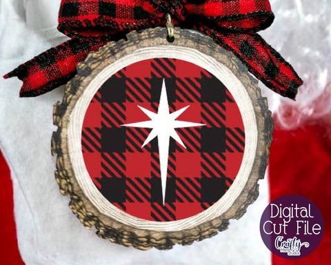 Round Ornament Bundle, Christmas Svg Buffalo Plaid Bundle SVG Crafty Mama Studios 