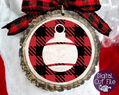 Round Ornament Bundle, Christmas Svg Buffalo Plaid Bundle SVG Crafty Mama Studios 